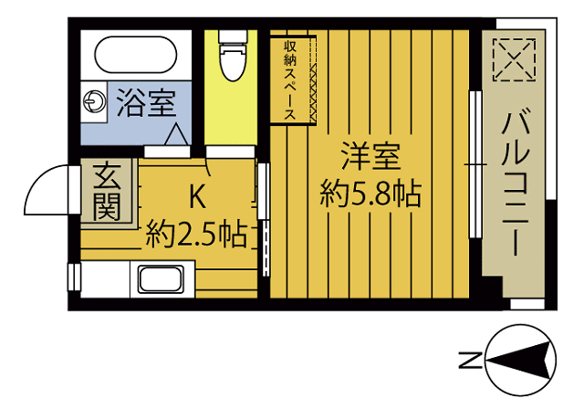 ライフハイツの間取り写真