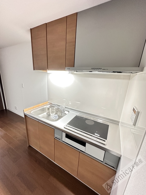 キッチン　３口ＩＩＨシステムキッチン・お料理もグレードアップ♪