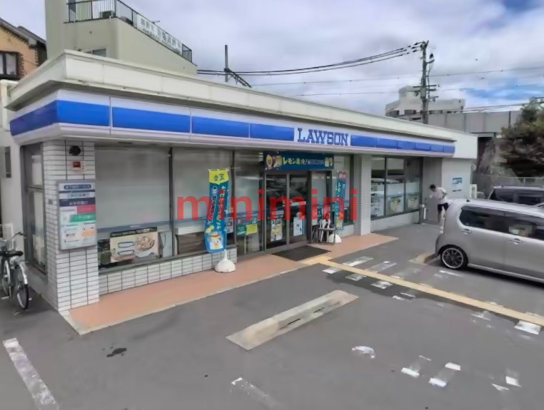 コンビニ　ローソン東淡路五丁目店（コンビニ）まで248m