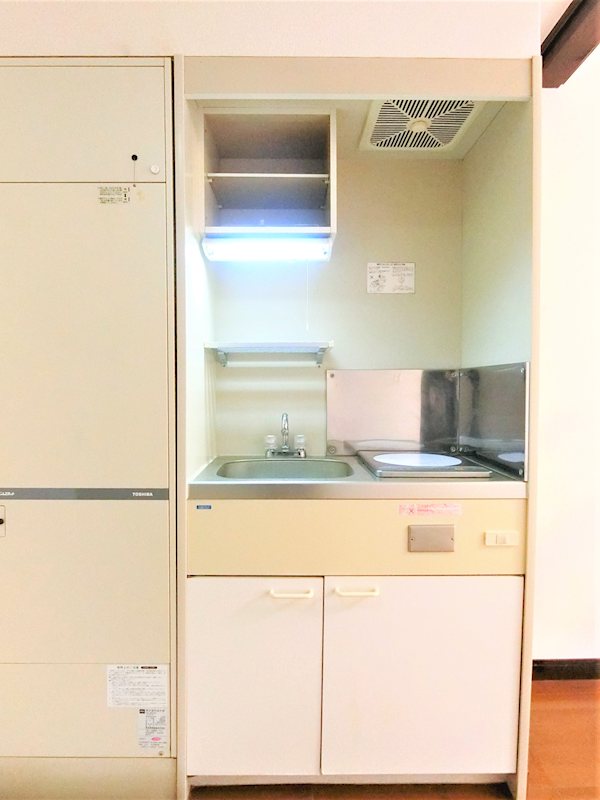 キッチン　1口IHクッキングヒーター対応