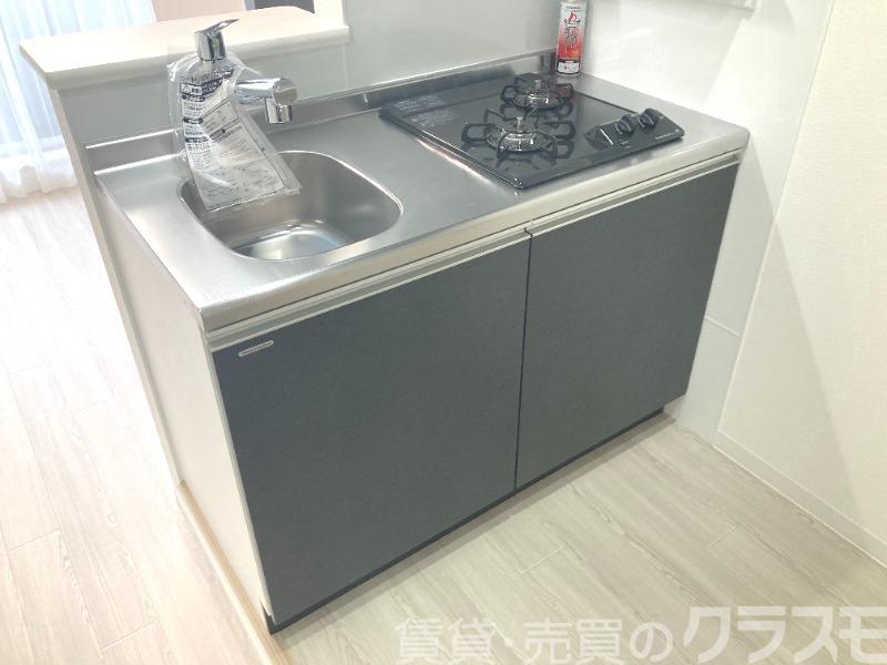 キッチン　２口コンロのシステムキッチン♪