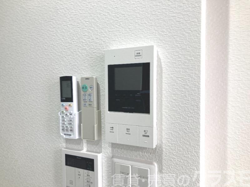 セキュリティ　来訪者が確認できるモニターホン♪