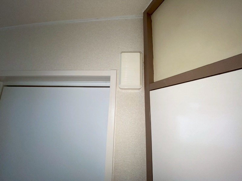 セキュリティ　来客時にはこちらのチャイムで知らせてくれます。