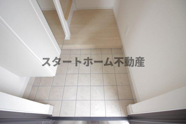 玄関　収納もある玄関です