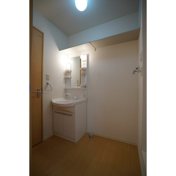 洗面設備　同じ建物の別のお部屋