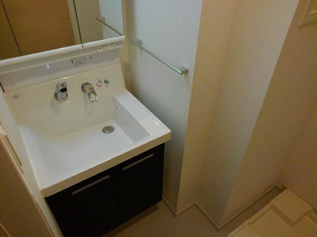 洗面設備　広い洗面スペース