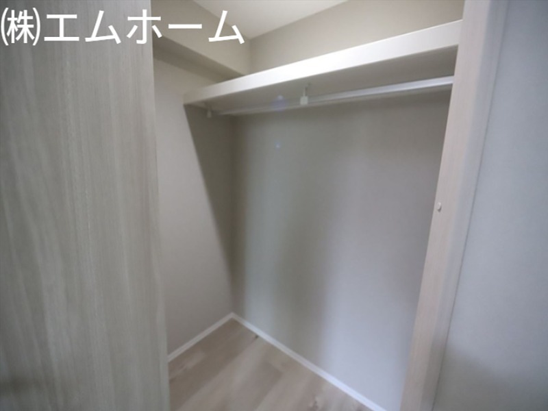 収納　ウォークインクローゼット　収納充実してます