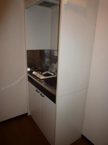 キッチン　1口ガスシステムキッチン