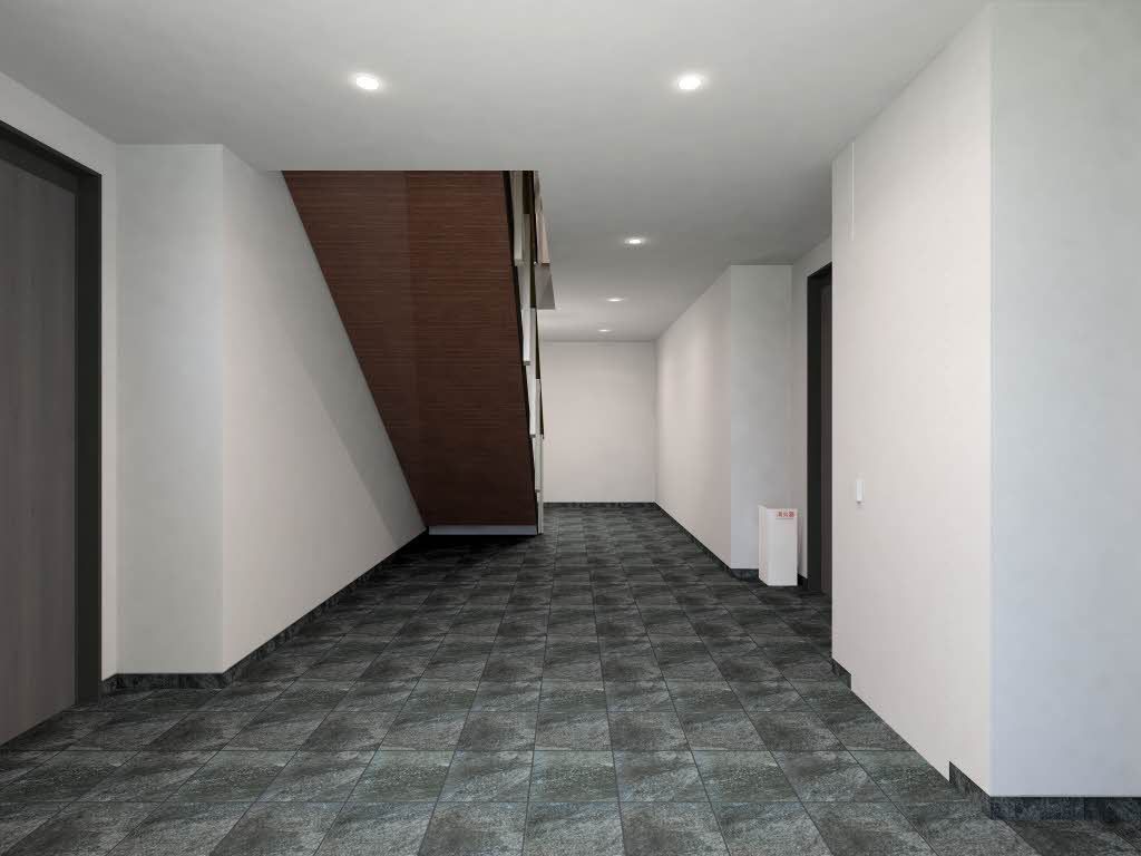 建物外観　完成予想図（共用部）