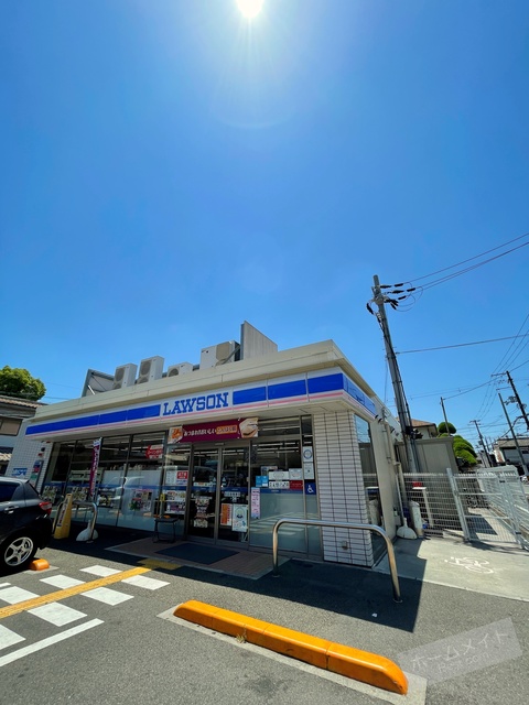 コンビニ　ローソン矢田一丁目店（コンビニ）まで186m