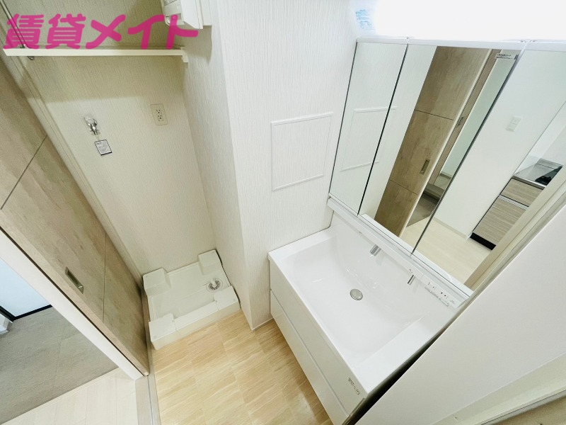洗面設備　同型別部屋写真