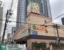 スーパー　ライフ堺筋本町店（スーパー）まで180m