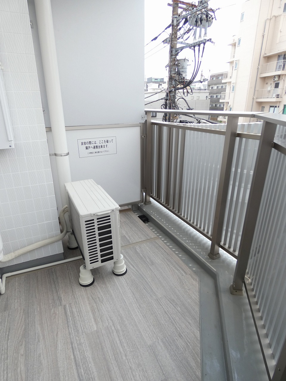 バルコニー　バルコニー※別部屋参考写真