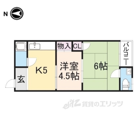 ヒロミマンションの間取り写真