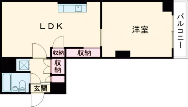 アシスト水戸マンションの間取り写真