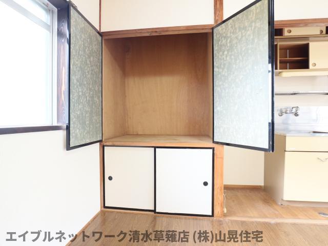 収納　大きなスペースがあり、収納には困りません
