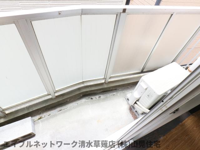 バルコニー　落ち着いた時間を過ごせるバルコニーです