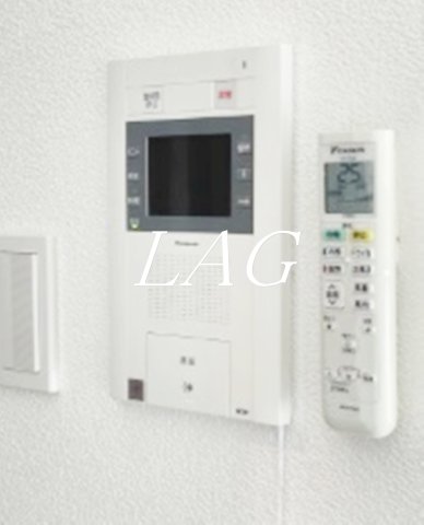 セキュリティ　モニター付きインターフォンです。
