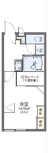 レオパレス里の間取り写真