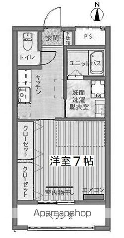 長野電鉄長野線 善光寺下駅 徒歩6分 2階建 築11年の間取り写真