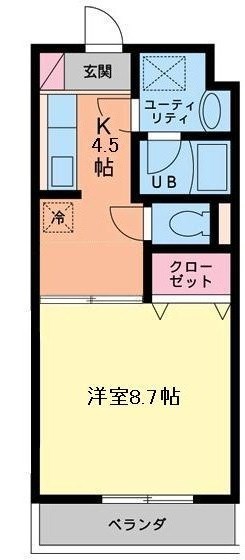 エバーグリーンの間取り写真