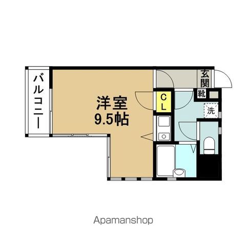 地下鉄箱崎線 千代県庁口駅 徒歩1分 13階建 築35年の間取り写真