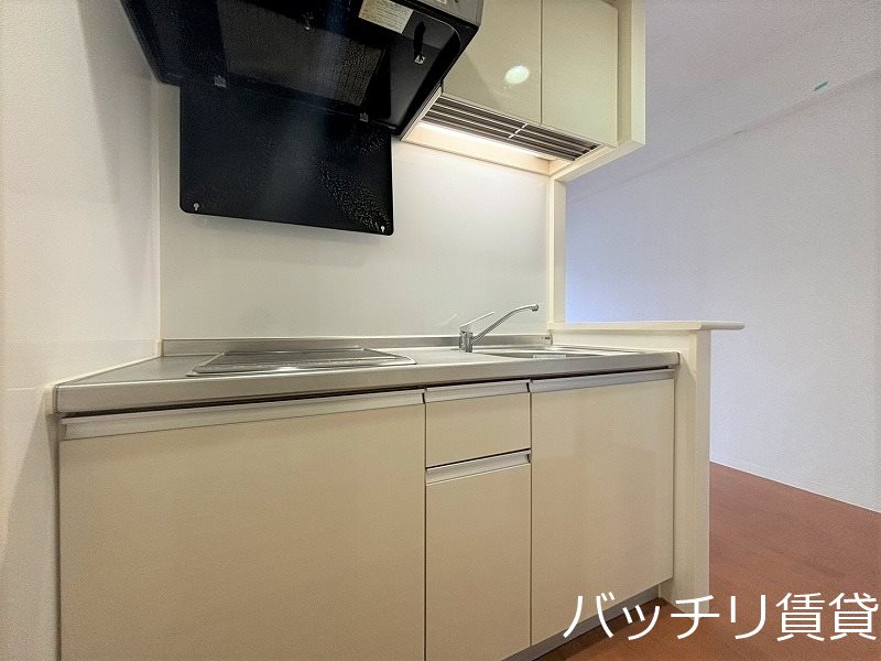 キッチン　別号室タイプの為、現状を優先いたします