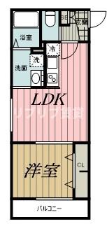 Ajour蘇我06の間取り写真