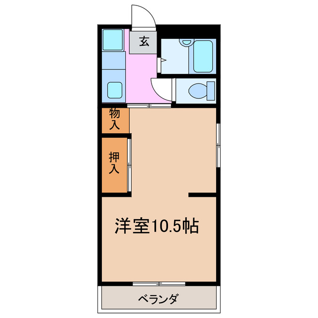 カレッジハイツ豊明の間取り写真