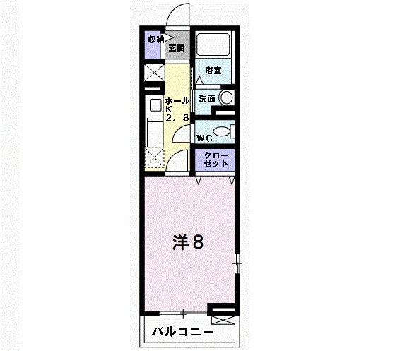 京阪交野線 宮之阪駅 徒歩5分 2階建 築13年の間取り写真