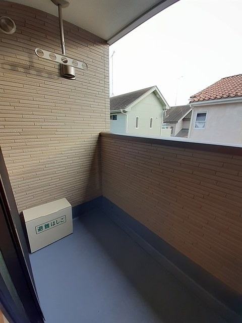 バルコニー　南向きです