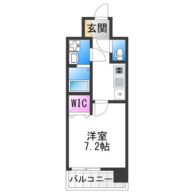 Louis Residence 天王寺町北の間取り写真