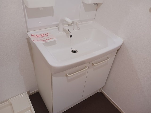 洗面設備　使いやすい洗面所です
