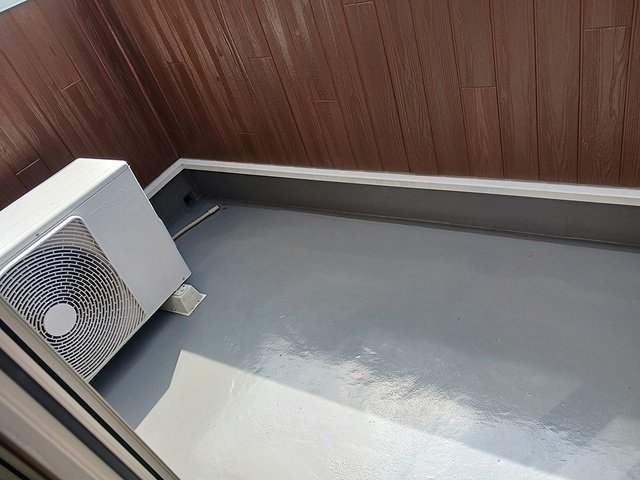 バルコニー　落ち着いた時間を過ごせるバルコニーです