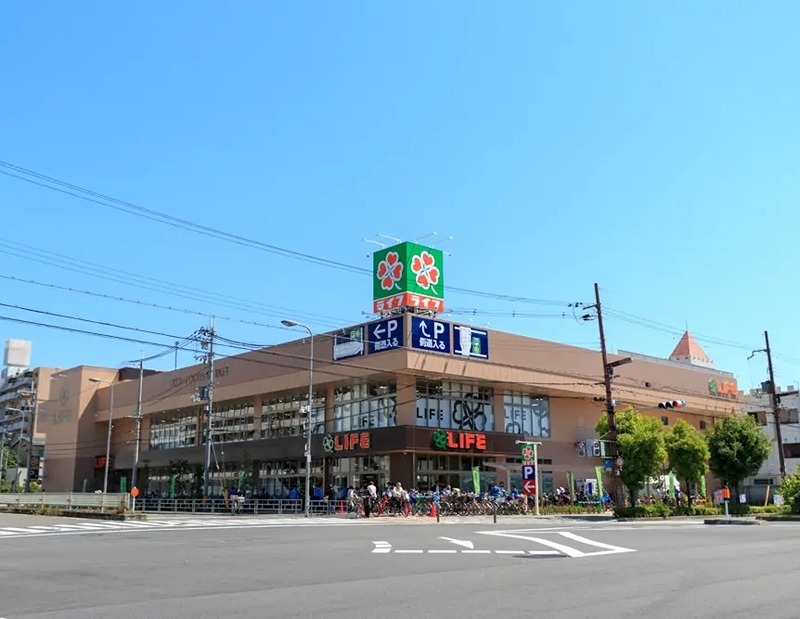 スーパー　ライフ西淡路店（スーパー）まで661m