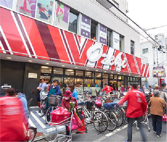 スーパー　スーパーオオゼキ武蔵小山店（スーパー）まで34m