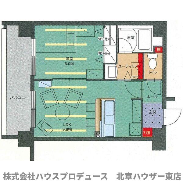 パシフィック元町パッセージの間取り写真