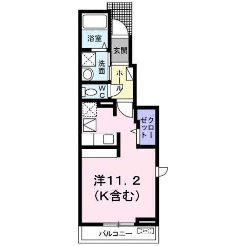 ＪＲ山陽本線 東尾道駅 徒歩25分 2階建 築14年の間取り写真