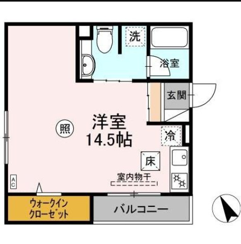シャルマン深江B棟の間取り写真
