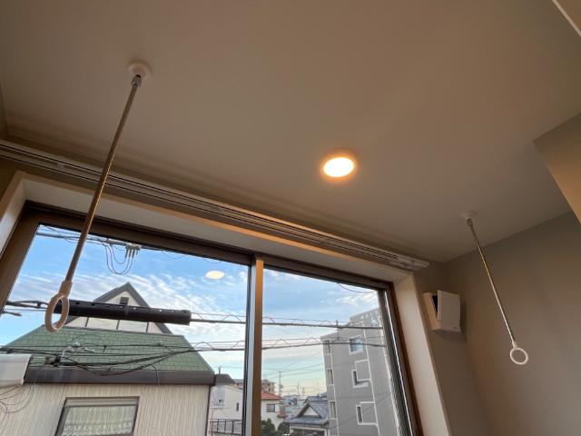 その他設備　室内物干
