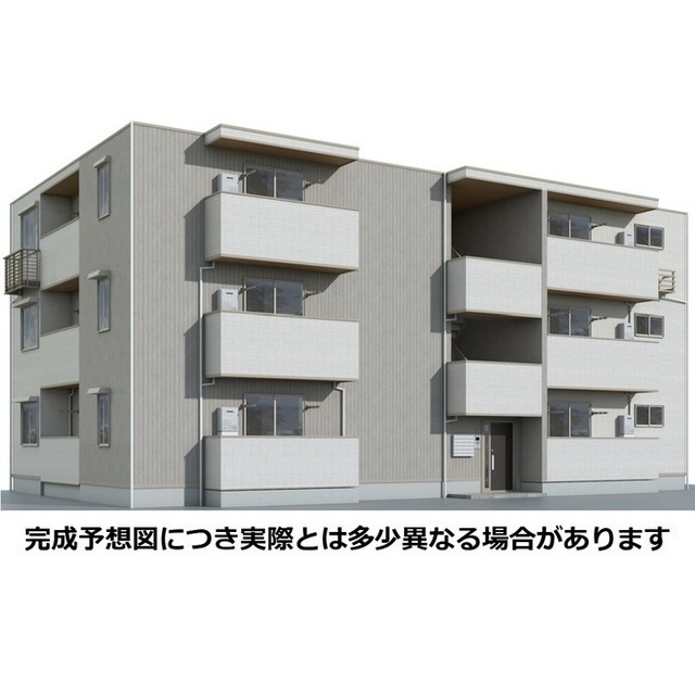 建物外観　完成予想図につき実際とは多少異なる場合があります