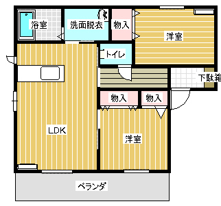 シャーメゾン大橋Ａの間取り