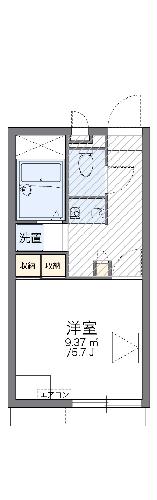 レオパレスピースフル１の間取り