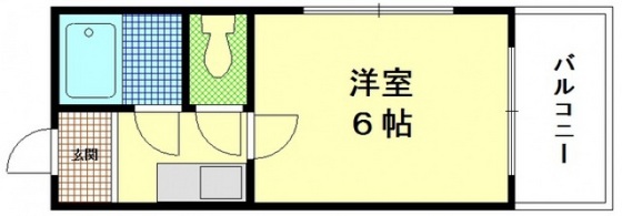 広島市東区矢賀新町のマンションの間取り