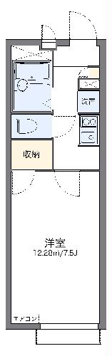 レオパレス感謝の間取り