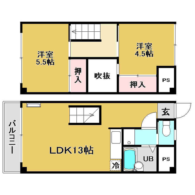 ＬＢ１北棟の間取り