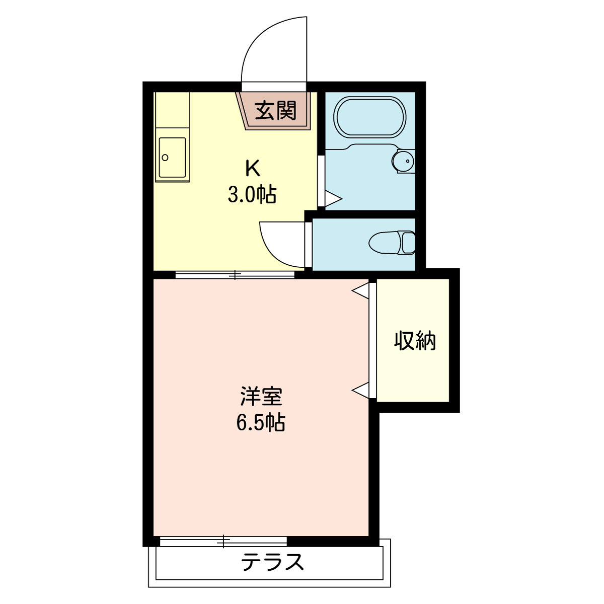 ハイツ蓮根の間取り