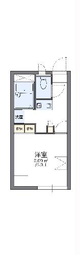 レオパレスヴィラ一ツ橋の間取り