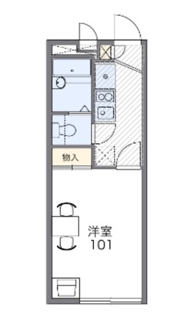 レオパレスＫＹの間取り