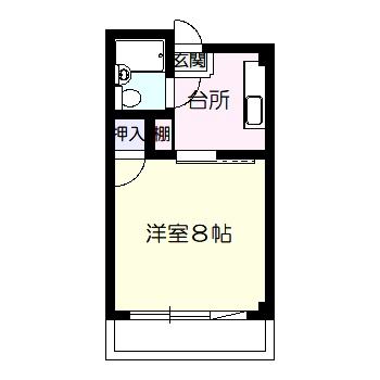 林泉寺コーポの間取り